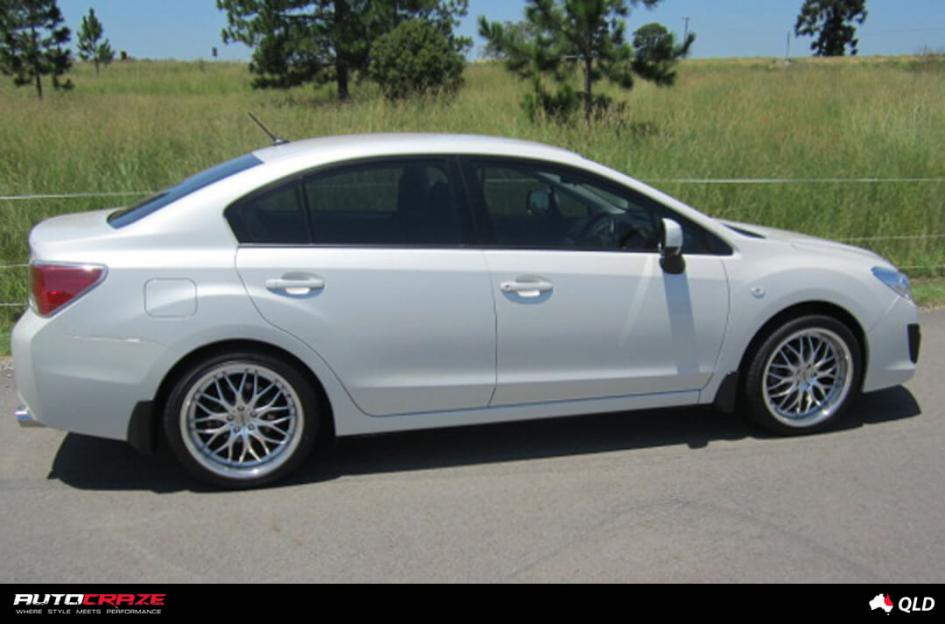 SUBARU IMPREZA CHEETAH HYPER SILVER POLISH LIP
